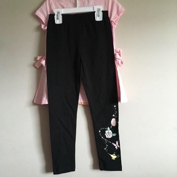 Disney Princess 2 piece set t-shirt &leggins size 5. - Picture 2 of 7